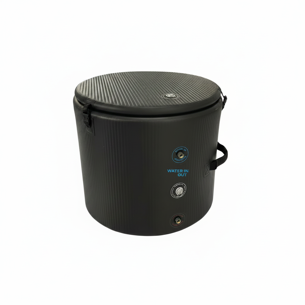 Pro Elite Recovery 90Cm Ice Pod Ice Bath Therapy Inflatable DWF Cold Plunge Tub for 03Hp Water Chiller for Athletes